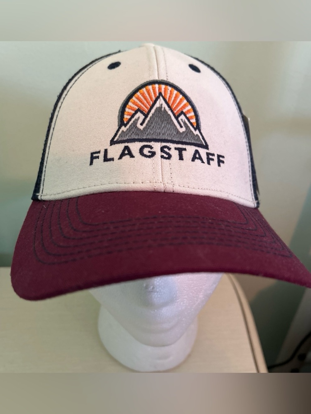 Flagstaff Arizona Prairie Mountain Colorful SnapBack Mesh Trucker Hat NWT